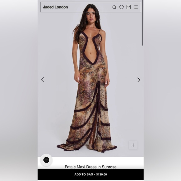 Jaded London Dresses & Skirts - Jaded London Sunrose Maxi Dress